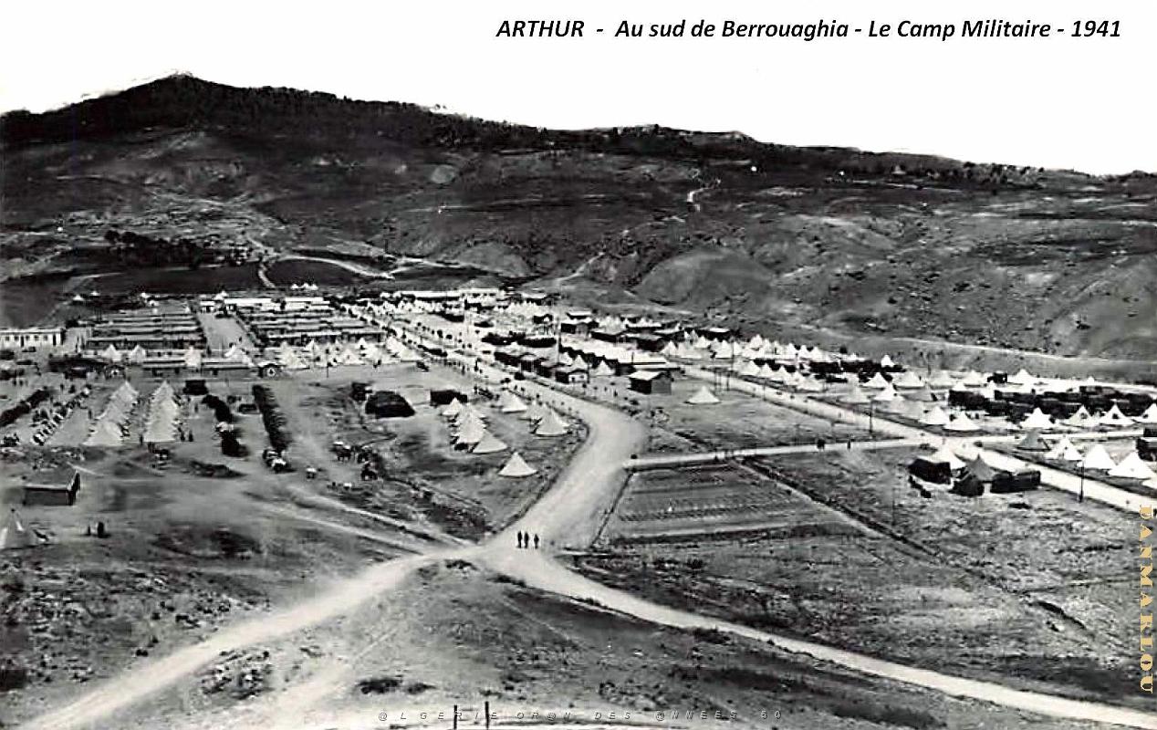 Arthur - Sud de Berrouaghia - Camp Militaire - 1941.jpg